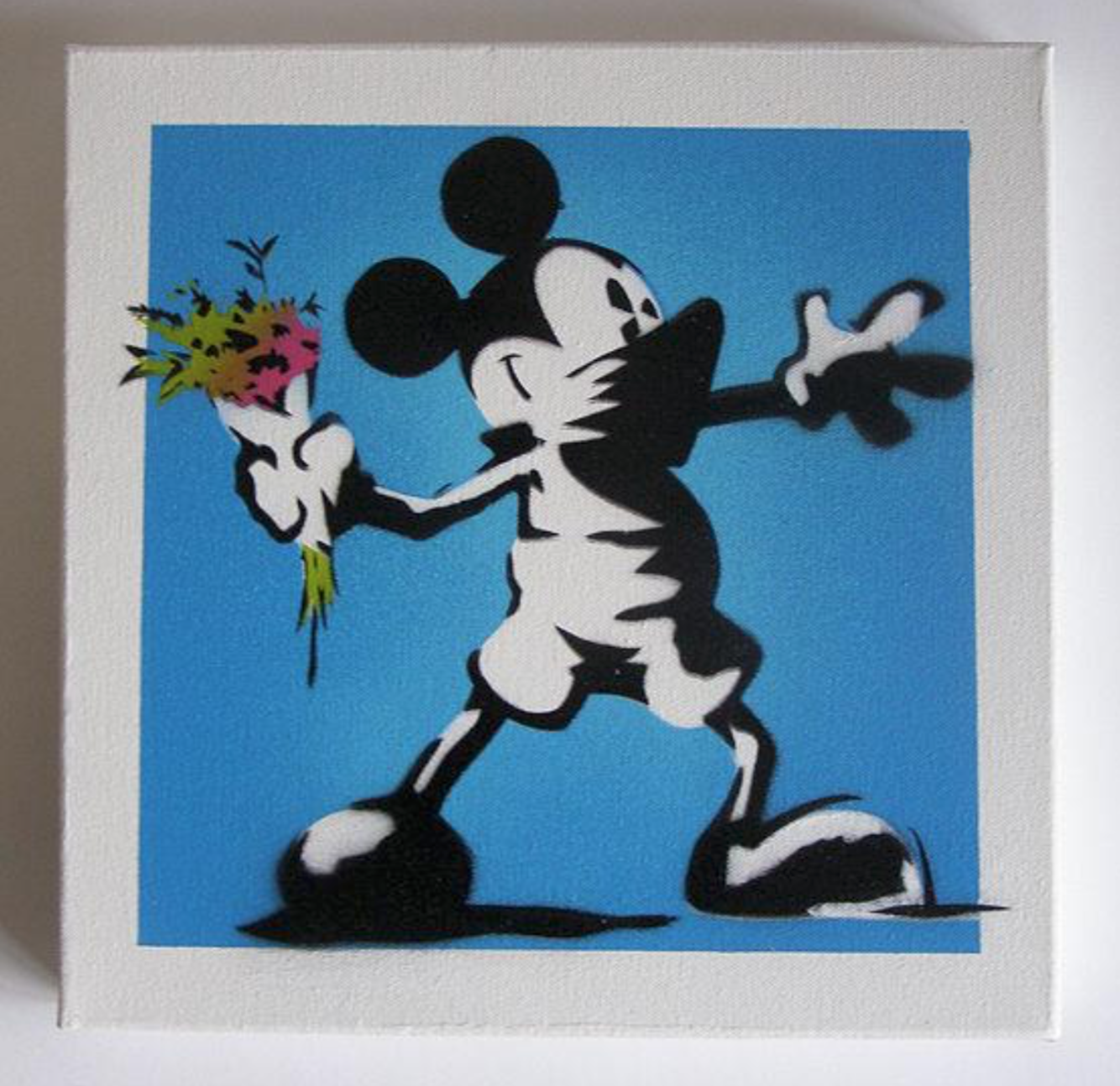 Mickey Mouse Banksy, by artist EYESAW — EYESAW